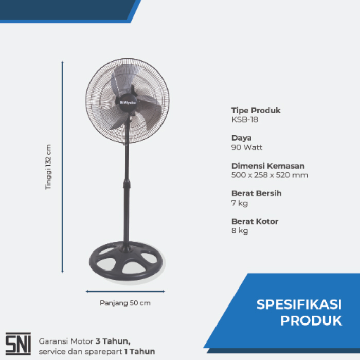 Miyako Standing Fan - KSB18